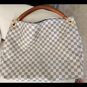 Authentic white Louis Vuitton